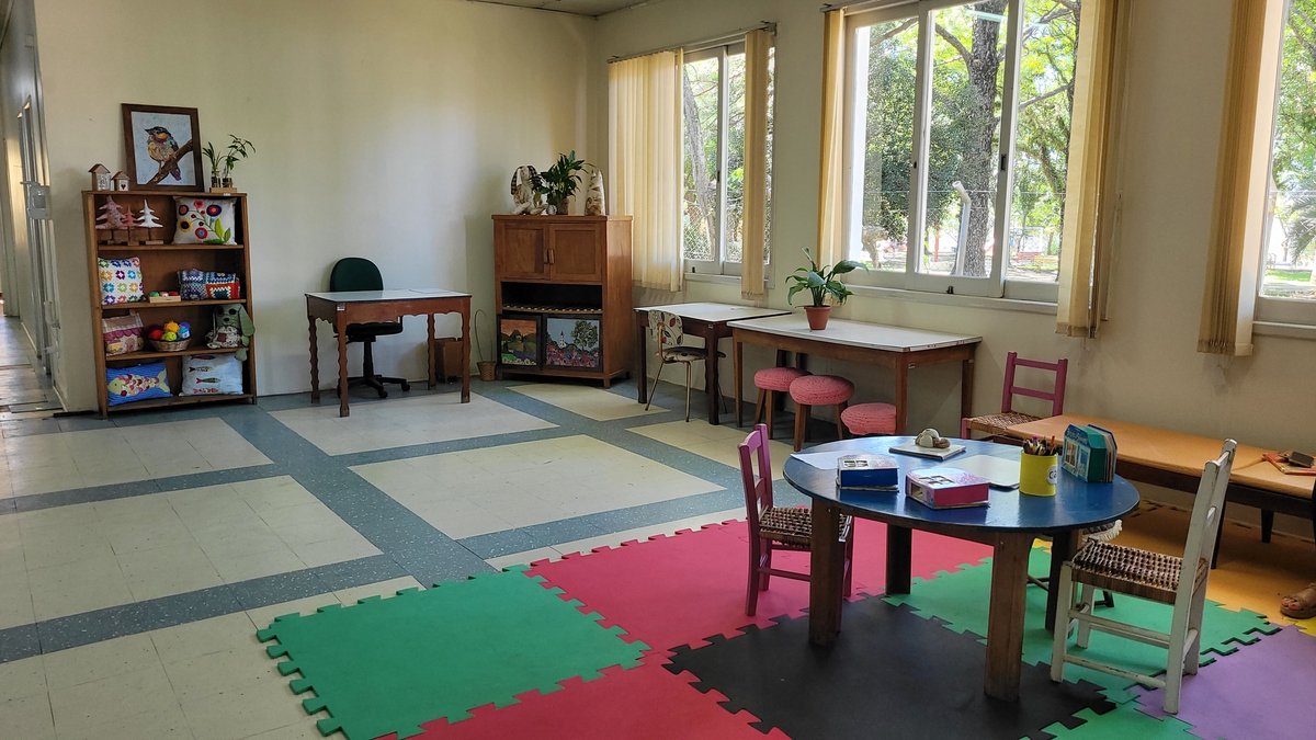 Sala de atividades lúdicas do Centro de Referência ao Autismo.
