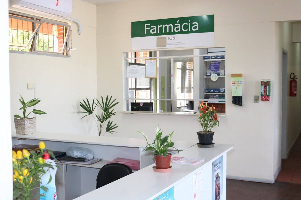 Farmácia do Centro de Referência em Saúde do Centro Social Urbano.