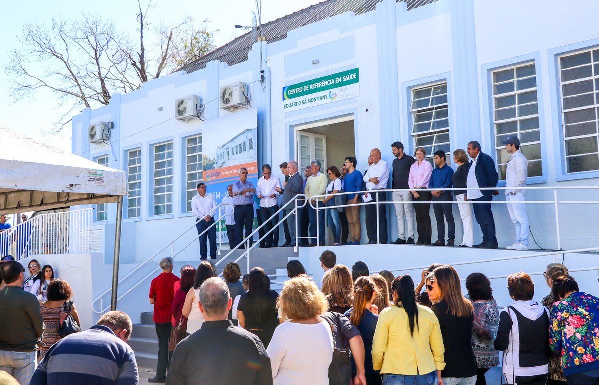 Inauguração do Centro de Referência em Saúde Eduardo Sá Monmany, em Bagé