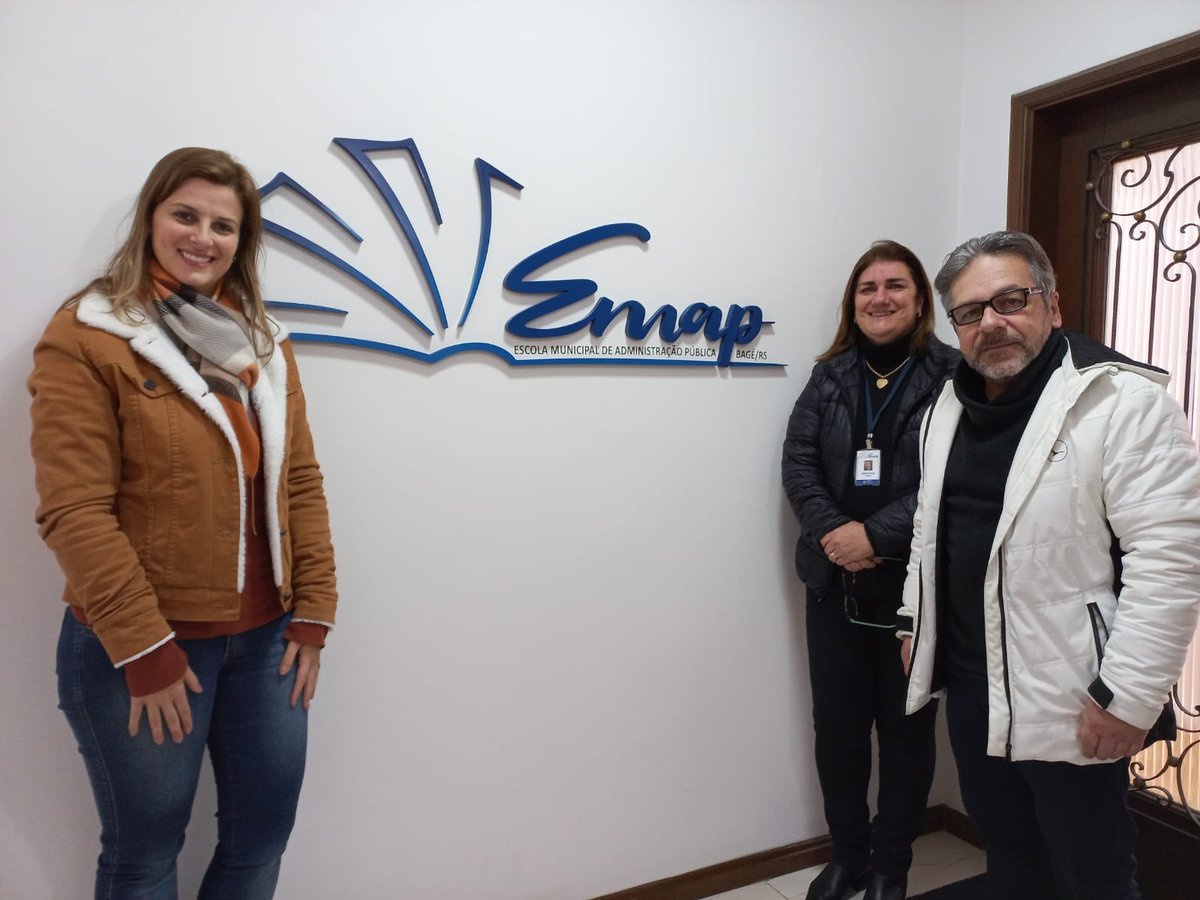 Inauguração da Escola Municipal de Administração Pública (Emap), em Bagé