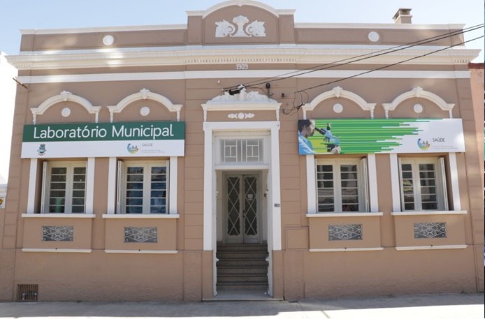 Fachada do Laboratório Municipal de Análises Clínicas de Bagé