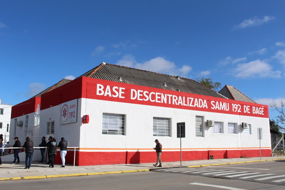Nova sede do SAMU de Bagé, batizada de Mário Mansur.